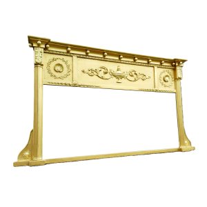 Edwardian Gilt Overmantle Mirror