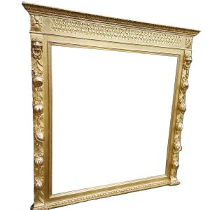 19th Century Gilt Overmantle Mirror