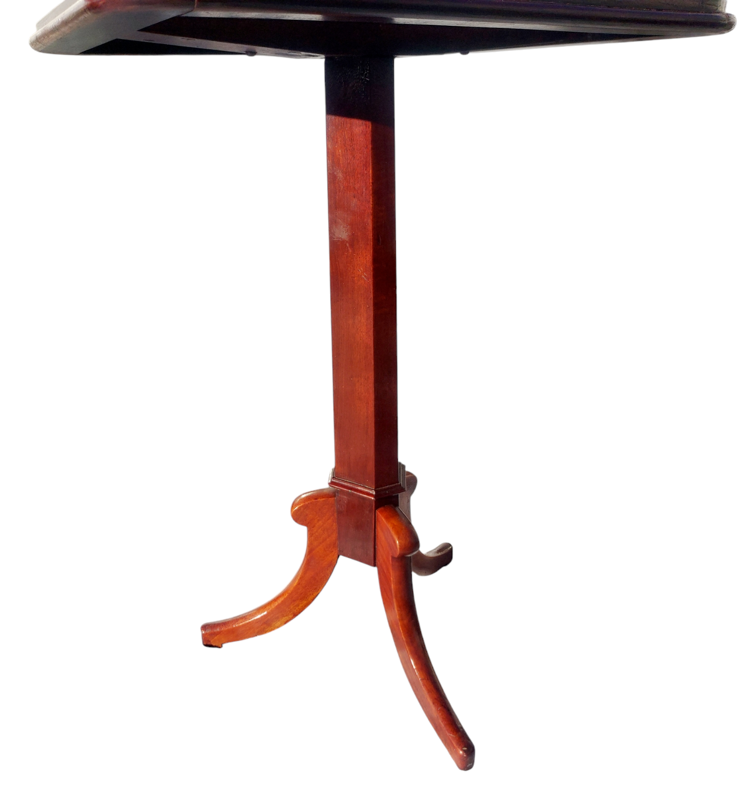 19th Century Mahogany Rectangular Occasional Side Table - Image 4