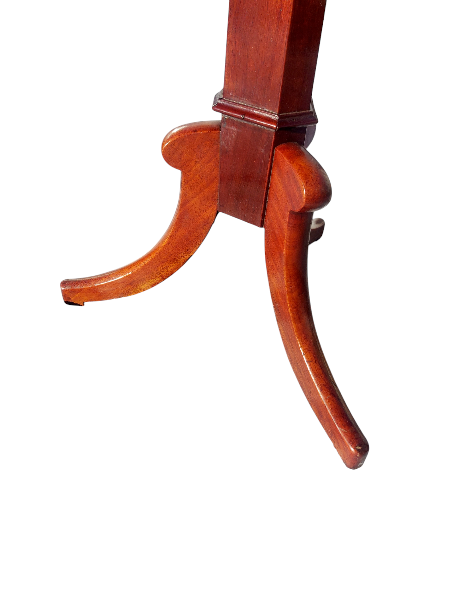 19th Century Mahogany Rectangular Occasional Side Table - Image 3