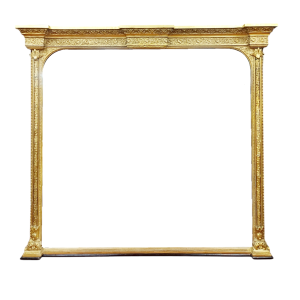 Stunning 19th Century Gilt Overmantle Mirror