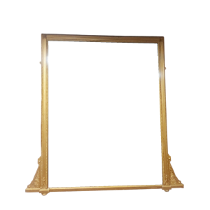 large rectangular gilt mirror
