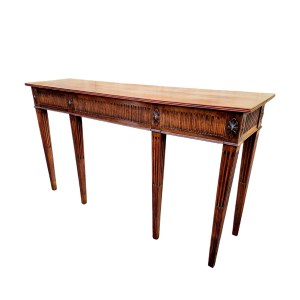 Edwardian Hepplewhite Style Mahogany Console Table