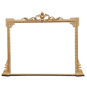Large 19th Century Gilt Overmantle Mirror